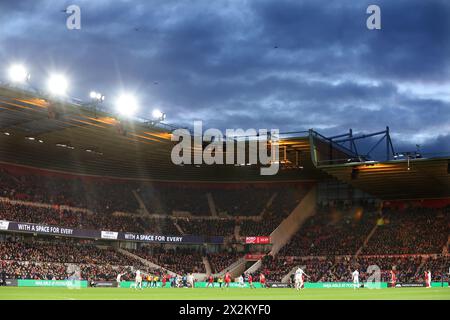 Middlesbrough, Großbritannien. April 2024. Allgemeine Ansicht während des Sky Bet Championship Matches im Riverside Stadium, Middlesbrough. Der Bildnachweis sollte lauten: Nigel Roddis/Sportimage Credit: Sportimage Ltd/Alamy Live News Stockfoto