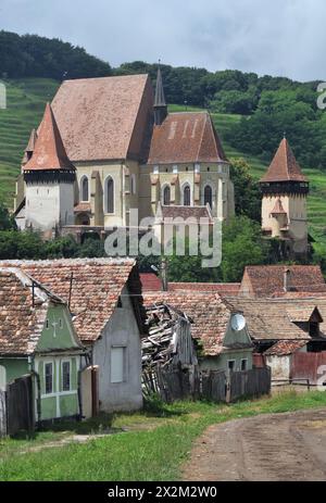 Biertan Festungskirche, Kreis Sibiu, Siebenbürgen, Rumänien Stockfoto