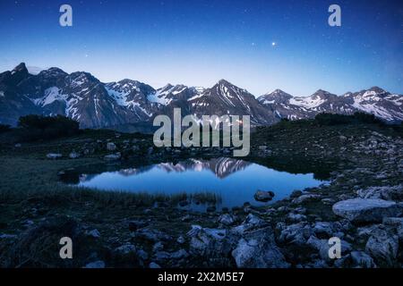 Geographie / Reisen, Deutschland, Bayern, Oberstdorf, Guggersee, ALLGAEU, ADDITIONAL-RIGHTS-CLEARANCE-INFO-NOT-AVAILABLE Stockfoto