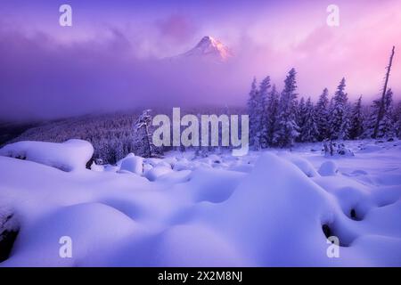 Geografie / Reisen, USA, Washington, Cascade Mountains, Washington, Eulenspitze, Mt. HAUBE, ADDITIONAL-RIGHTS-CLEARANCE-INFO-NOT-AVAILABLE Stockfoto