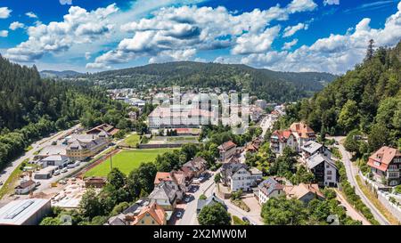 Das Wahrzeichen der baden-württembergischen Gemeinde St. Blasien ist der Dom St. Blasien. Die Gemeinde liegt in Süddeutschland, im Schwarzwald. (St. Bl Stockfoto