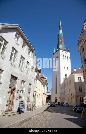 st. Marienkathedrale in der Altstadt von Tallinn, Estland Stockfoto