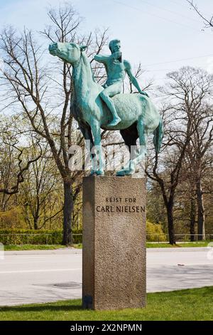 Carl Nielsen Monument von Anne Marie Carl Nielsen (1939); Kopenhagen, Dänemark Stockfoto