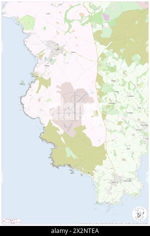 Predannack Airfield, Cornwall, GB, Vereinigtes Königreich, England, n 49 59' 57'', S 5 13' 50'', Karte, Cartascapes Map, veröffentlicht 2024. Erkunden Sie Cartascapes, eine Karte, die die vielfältigen Landschaften, Kulturen und Ökosysteme der Erde enthüllt. Reisen Sie durch Zeit und Raum und entdecken Sie die Verflechtungen der Vergangenheit, Gegenwart und Zukunft unseres Planeten. Stockfoto