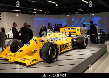 Reportage - AYRTON SENNA FOREVER - Mostra Honda während AYRTON SENNA FOREVER - Mostra, Reportage in Turin, Italien, 23. April 2024 Turin Museo Nazionale Automobile Italien Copyright: XNorbertoxMaccagnox/xLiveMediax LPN 1326581 Stockfoto