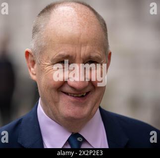 London, Großbritannien. April 2024. Minister in Whitehall London Vereinigtes Königreich Kevin Hollinrake, Postminister Credit: Ian Davidson/Alamy Live News Stockfoto