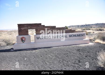 Flagstaff, AZ., USA, 5. Juni 2018. Wupatki Ruinen des Wupatki National Monument. Erbaut um 1040 bis 1100 n. Chr. von den Sinagua. Stockfoto