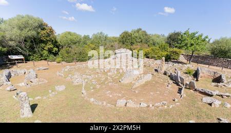 Neolithische Nekropole von Li Muri Arzachena - die älteste archäologische Stätte Sardiniens Stockfoto