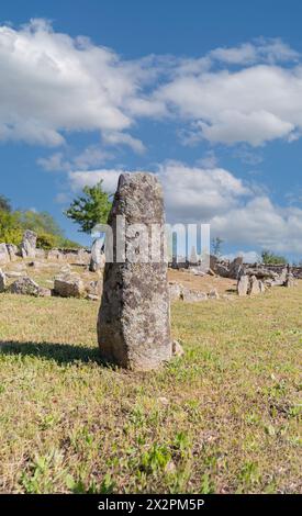 Neolithische Nekropole von Li Muri Arzachena - die älteste archäologische Stätte Sardiniens Stockfoto