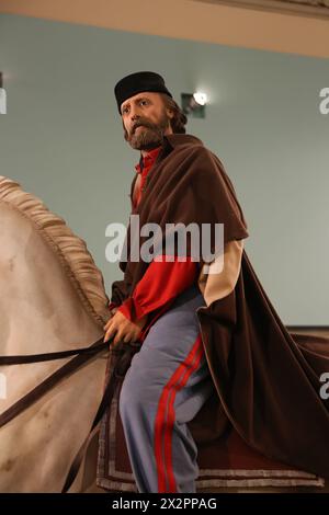 Statue von Giuseppe Garibaldi (1807-1882). Italienischer General, Patriot, Revolutionär und Repubikanerin. Museum von Risorgimento. Turin. Italien. Stockfoto