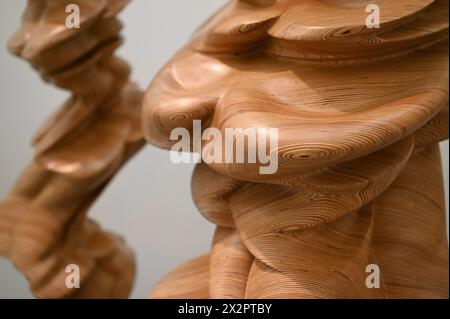 Ausstellung im Kunstpalast Düsseldorf, Tony Cragg, Bitte berühren! Skulpturen zum Anfassen. Stockfoto