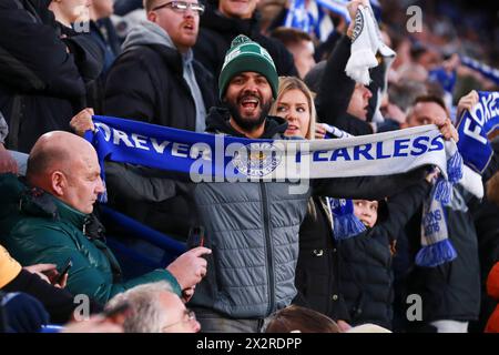 Leicester, Großbritannien. April 2024. Leicester City Fans während des SKY Bet EFL Championship Matches von Leicester City FC gegen Southampton FC im King Power Stadium, Leicester, England, Großbritannien am 23. April 2024 Credit: Every Second Media/Alamy Live News Stockfoto