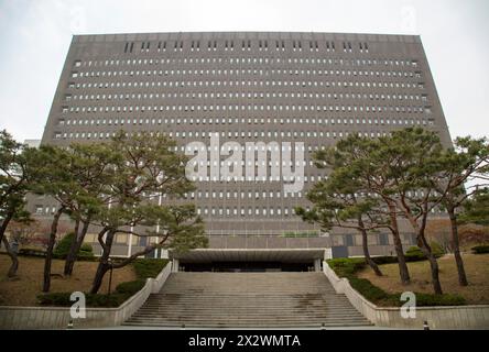 Das Seoul Central District Staatsanwaltschaft, 11. April 2024 : das Seoul Central District Staatsanwaltschaft in Seoul, South Korera. Quelle: Lee Jae-won/AFLO/Alamy Live News Stockfoto