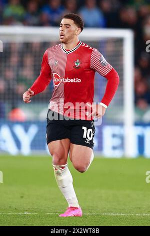 Leicester, Großbritannien. April 2024. Che Adams of Southampton während des SKY Bet EFL Championship Matches von Leicester City FC gegen Southampton FC im King Power Stadium, Leicester, England, Großbritannien am 23. April 2024 Credit: Every Second Media/Alamy Live News Stockfoto