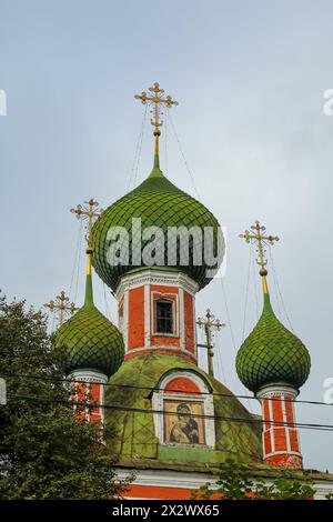 Pereslaw-Zalessky ist eine Stadt in der Oblast Jaroslawl, Russland, am südöstlichen Ufer des Pleshchejewo-Sees. Wurde 1152 von Prinz Yur gegründet Stockfoto