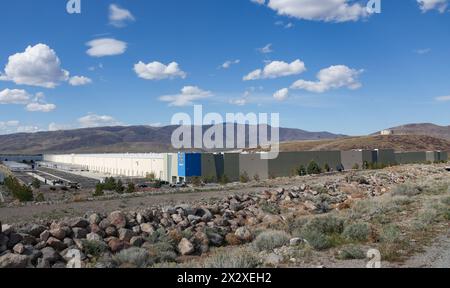 Sparks, Usa. April 2024. Allgemeine Sicht auf ein Walmart-Versandzentrum. Das Walmart Versandzentrum hilft Verkäufern bei der Lagerung, Verwaltung und dem Versand ihrer Produkte. Walmart Versandzentren ähneln Amazon Versand durch Amazon, um wettbewerbsfähig zu bleiben. Quelle: SOPA Images Limited/Alamy Live News Stockfoto