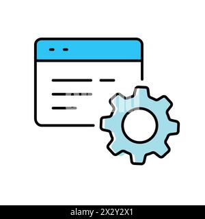 Konstruktion Von Symbolen Für Datenvektor Erfassen Stock Vektor