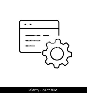 Design Von Vektorsymbolen Für Die Datenerfassung Stock Vektor