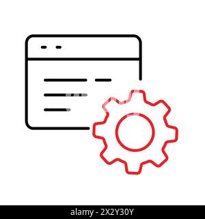 Design Von Vektorsymbolen Für Die Datenerfassung Stock Vektor