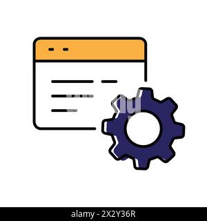 Design Von Vektorsymbolen Für Die Datenerfassung Stock Vektor