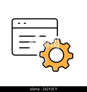 Konstruktion Von Symbolen Für Datenvektor Erfassen Stock Vektor