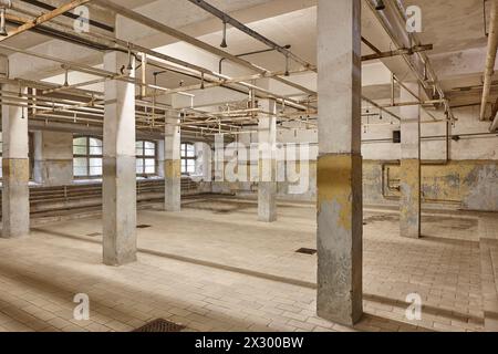 Gaskammer im KZ Mauthausen. Welt des Zweiten Weltkriegs. Österreich Stockfoto