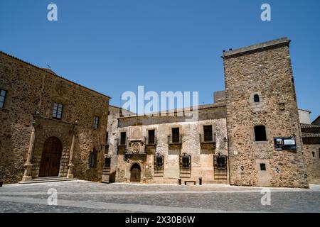 Palacio de Ovando in Cáceres, Extremadura, Spanien Stockfoto