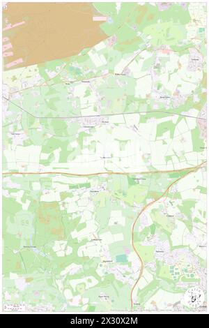 Wanborough, Surrey, GB, Vereinigtes Königreich, England, n 51 13' 54''', S 0 39' 52'', Karte, Cartascapes Map, veröffentlicht 2024. Erkunden Sie Cartascapes, eine Karte, die die vielfältigen Landschaften, Kulturen und Ökosysteme der Erde enthüllt. Reisen Sie durch Zeit und Raum und entdecken Sie die Verflechtungen der Vergangenheit, Gegenwart und Zukunft unseres Planeten. Stockfoto