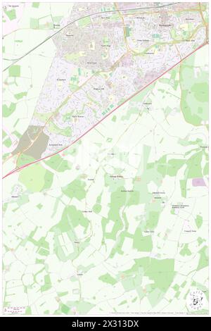 Farleigh Wallop, Hampshire, GB, Vereinigtes Königreich, England, n 51 13' 19'', S 1 6' 55'', Karte, Cartascapes Map, veröffentlicht 2024. Erkunden Sie Cartascapes, eine Karte, die die vielfältigen Landschaften, Kulturen und Ökosysteme der Erde enthüllt. Reisen Sie durch Zeit und Raum und entdecken Sie die Verflechtungen der Vergangenheit, Gegenwart und Zukunft unseres Planeten. Stockfoto