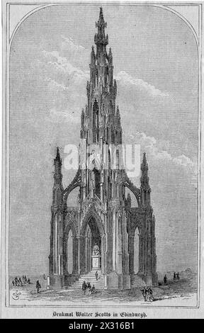 Geografie / Reisen, Großbritannien, Städte und Gemeinden, Edinburgh, Denkmäler, ADDITIONAL-RIGHTS-CLEARANCE-INFO-NOT-AVAILABLE Stockfoto