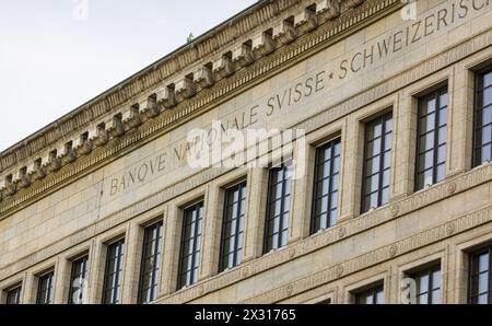 Die Schweizer Nationalbank an der Börsenstraße in Zürich. (Zürich, Schweiz, 29.10.2022) Stockfoto