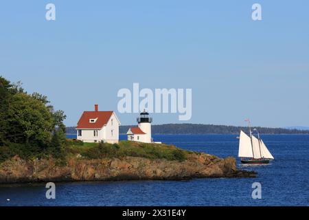 Geographie / Reisen, USA, Maine, Camden, Curtis Island Light, GEBAUT 1896, ADDITIONAL-RIGHTS-CLEARANCE-INFO-NOT-AVAILABLE Stockfoto