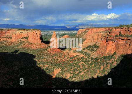 Geografie / Reisen, USA, Colorado, Grand Junction, Independence Monument View, ADDITIONAL-RIGHTS-CLEARANCE-INFO-NOT-AVAILABLE Stockfoto