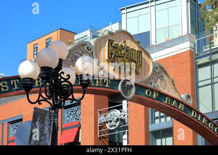 Geografie / Reisen, USA, Kalifornien, San Diego, Gaslamp Quarter, HISTORISCHER BEZIRK, ZUSÄTZLICHE RECHTE-CLEARANCE-INFO-NICHT-VERFÜGBAR Stockfoto