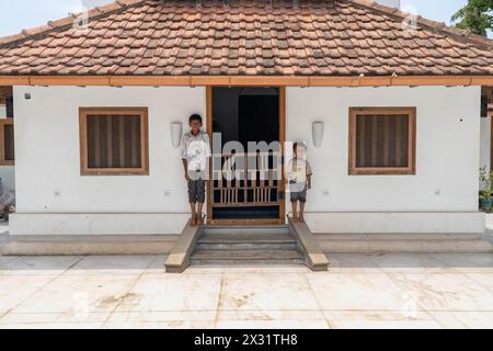 Die Cheraman Juma Moschee ist Kodungallur im Bezirk Thrissur. Nach hagiographischen Legenden wird behauptet, dass die Moschee 629 n. Chr. erbaut wurde Stockfoto