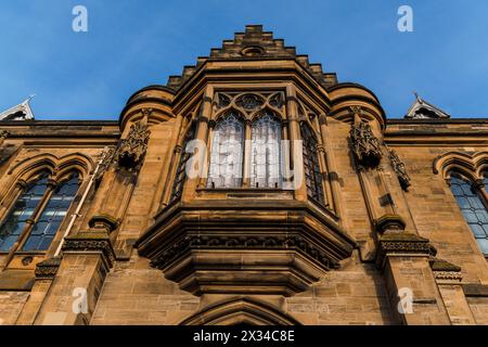 Glasgow, Großbritannien - 6. Dezember 2023: Die Universität Glasgow. Stockfoto