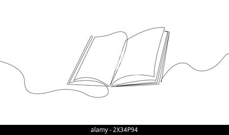 Bibel, offenes Buch. Literatur und Bibliothek online. Bücher lesen Stock Vektor