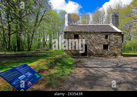 Garreg Fawr Farmhouse, St Fagans, National Museum of History, Cardiff, South Wales, Großbritannien. Vom April 2024 Stockfoto