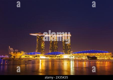 Marina Bay Sands Complex, Singapur Stockfoto