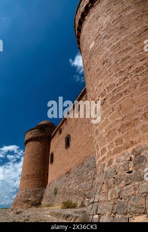 Castillo de La Calahorra liegt in La Calahorra in der spanischen Provinz Granada. Es liegt in den Ausläufern der Sierra Nevada. Gebaut zwischen 1 Stockfoto