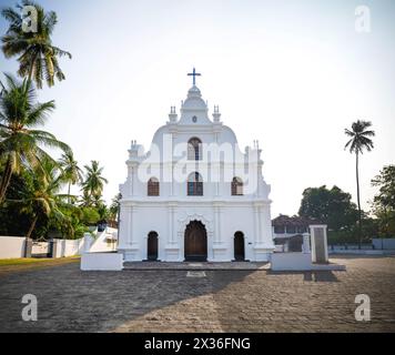 Unsere Lady of Life Kirche, Kochi, Kerala, Indien. Stockfoto