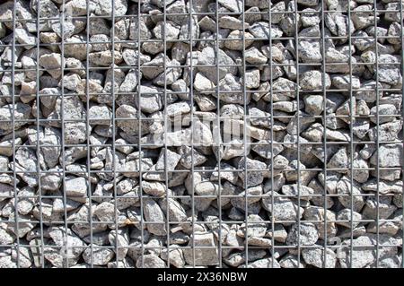 Granitsteine Wandhintergrund oder Textur Stockfoto