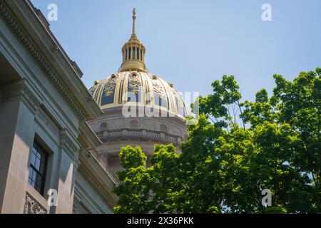 West Virginia State Capitol Building, Regierungsbüro in Charleston, West Virginia Stockfoto