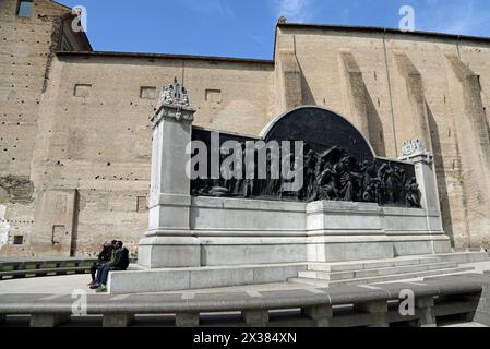 Denkmal für Giuseppe Verdi in Parma Stockfoto