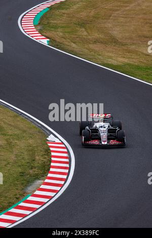 Suzuka Circuit, 5. April 2024: Nico Hulkenberg (GER) von der Haas F1 während des Formel 1 Grand Prix von Japan 2024. Stockfoto