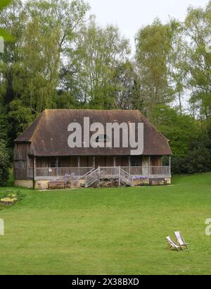 Leeds Castle Pavillon Rasen Stockfoto