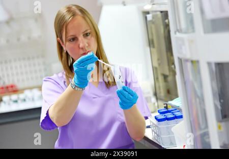 Zytologie, anatomische Pathologie Krankenhaus Donostia, San Sebastian, Gipuzkoa, Baskisches Land, Spanien Stockfoto