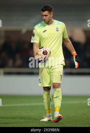 Bergamo, Italien. April 2024. Juan Musso aus Atalanta während des Spiels der UEFA Europa League im Stadio di Bergamo, Bergamo. Der Bildnachweis sollte lauten: Jonathan Moscrop/Sportimage Credit: Sportimage Ltd/Alamy Live News Stockfoto