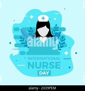 Internationale Krankenschwester Tag Stock Vektor