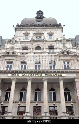 Her (His) Majesty's Theatre, ein West End-Theater im Haymarket in der City of Westminster, London Stockfoto